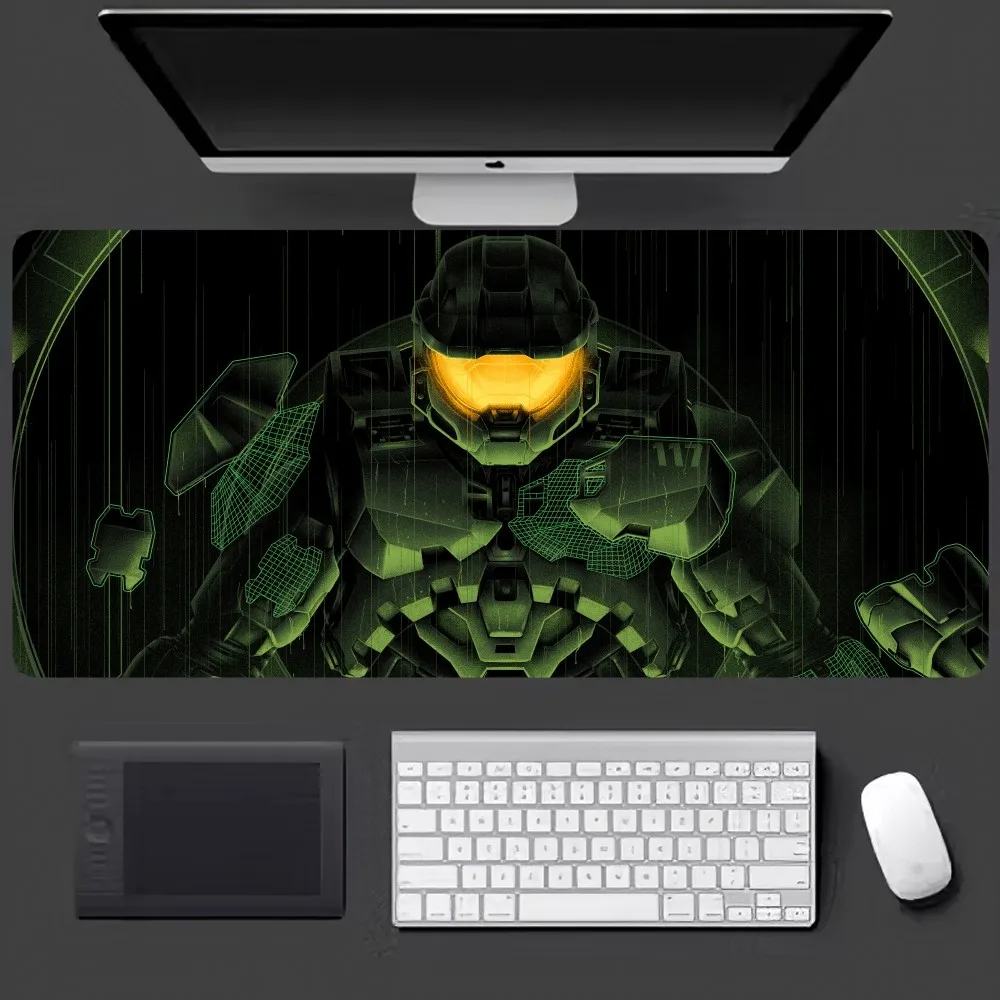 H Halo Game I Infinite Mousepad Large Gaming Compute Gamer PC Keyboard Mouse Mat 2 - Halo Merch