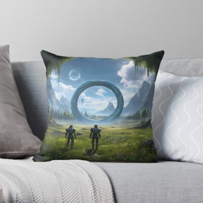 Halo Infinite Game Throw Pillow Official Halo Merch Store Merch