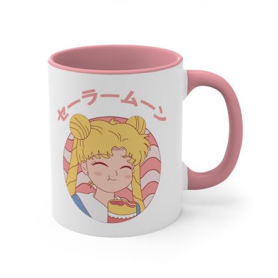 New Collection Sailor Moon Usagi Eat Cake Mug - Halo Merch